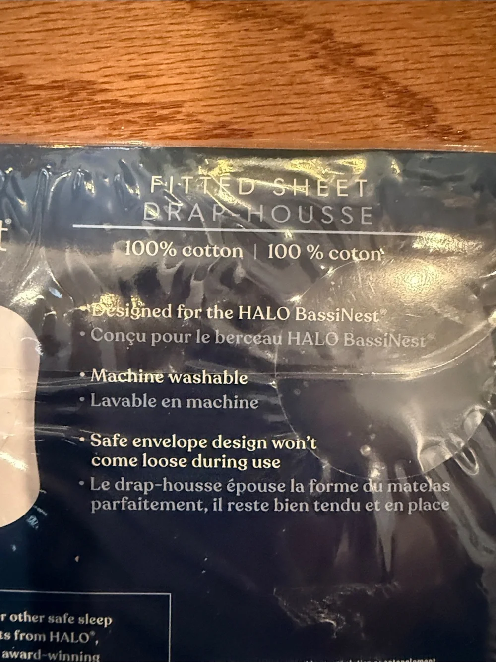 Halo BassiNest Fitted Sheet - Light Gray